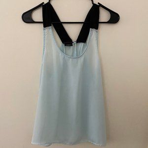 Lightweight blue tank top